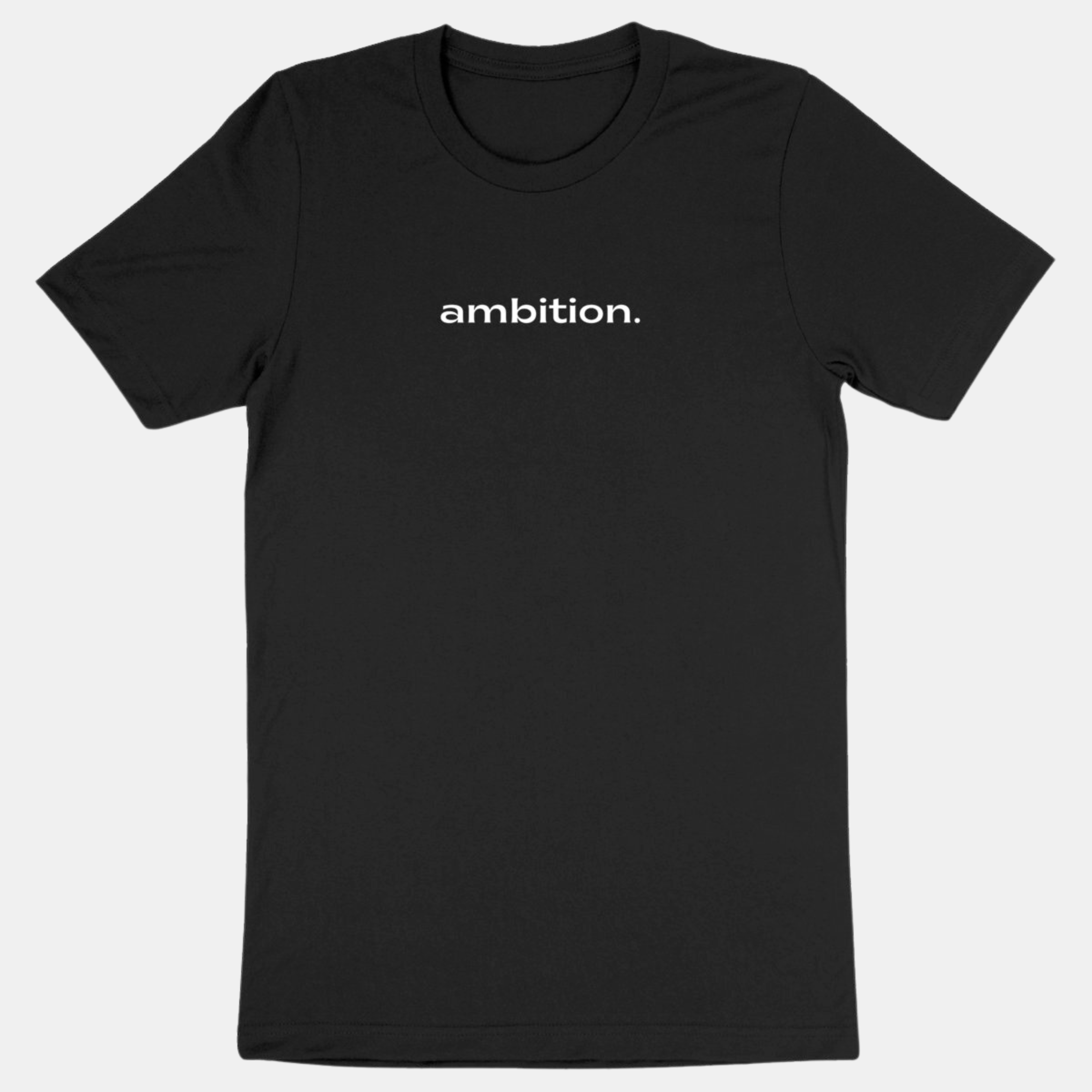 T-Shirt logo Ambition blanc