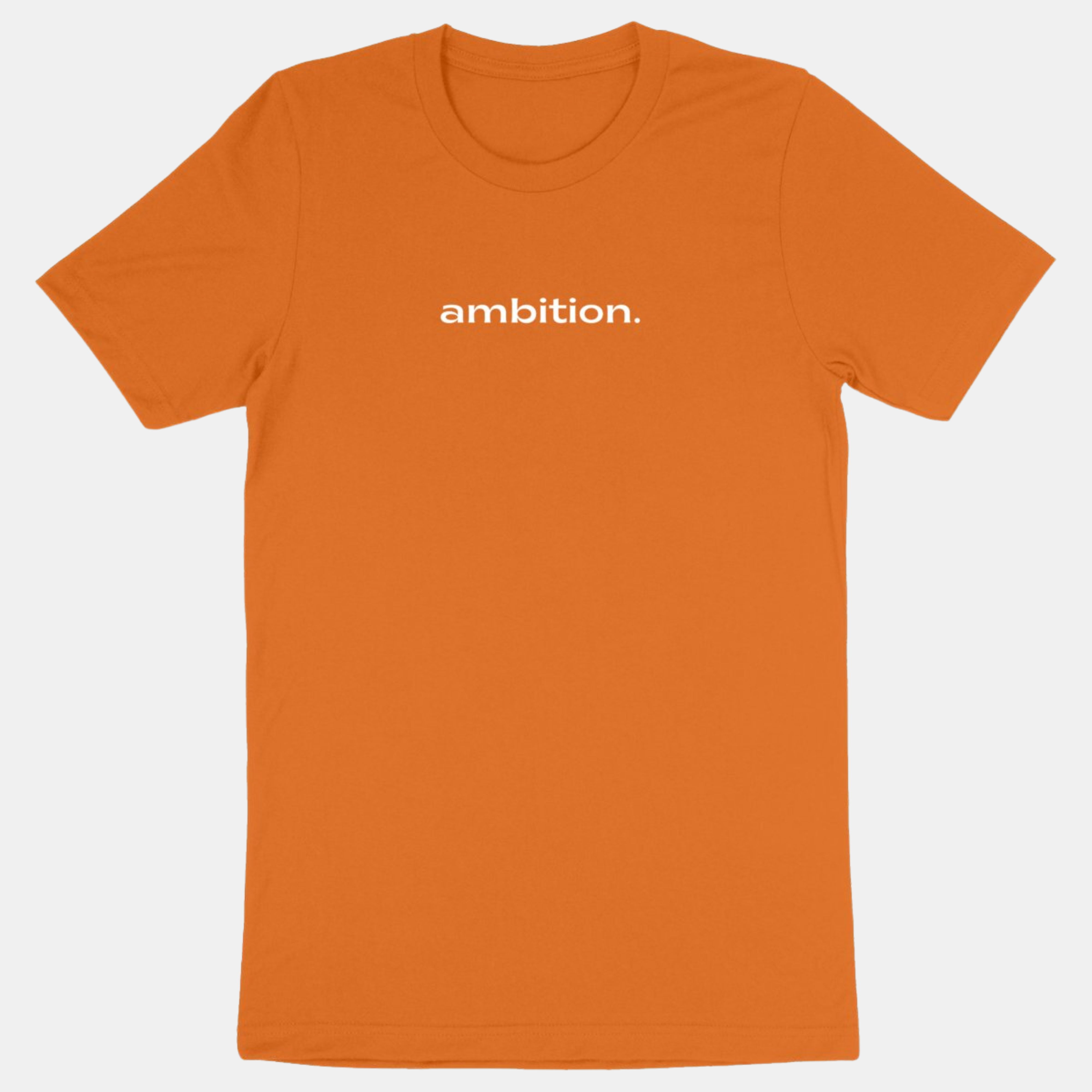 T-Shirt logo Ambition blanc